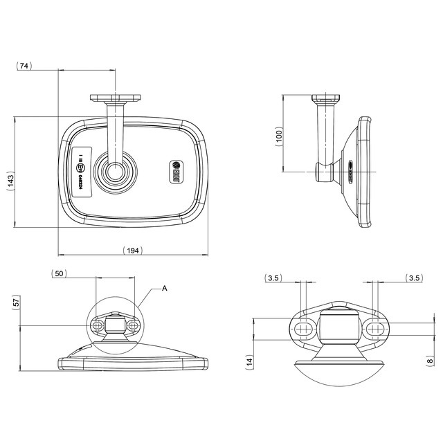 Retroviseur Interieur 194X143MM référence fournisseur 31520172